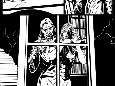 C21st Gods Page 3 Detail anthony summey comic book comic book art graphic novel sequential art summey illustration