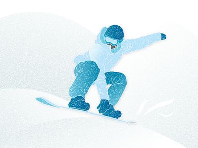 Snowboarding design illustration vector