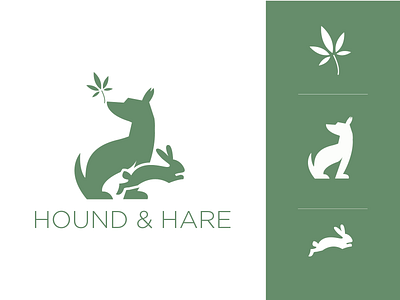 Hound & Hare branding design icon logo vector