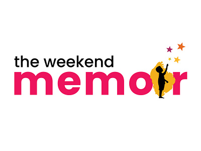 The Weekend Memoir aftereffect branding child care help logo