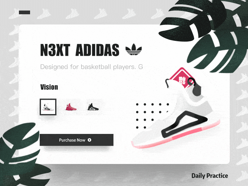 hand drawing of shoes animation design illustration ui