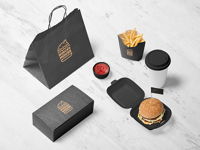 branding logo adobe branding burger design designing dribble dubut house logo