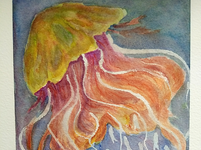 Medusa painting watercolor