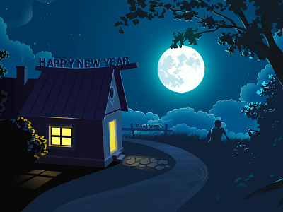 Happy New Year 2022 2022 colorful concept design graphic illustration new newyear trending vector