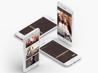 Yas Mall clean design mobile app shopping mall ui ux web design
