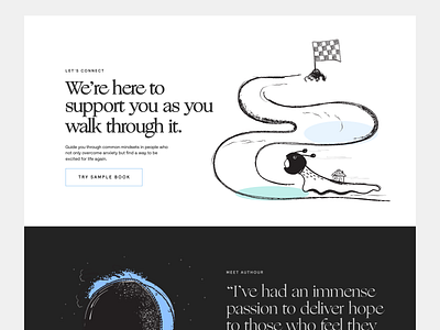 Overly Anxious Web branding clean design flat illustration layout minimal ui web website