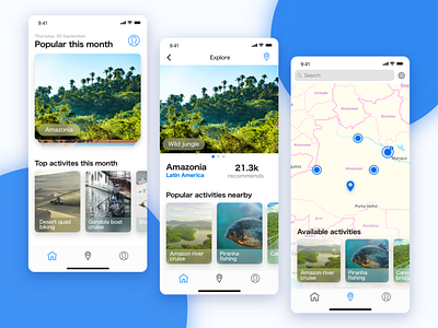 Explorer mobile app