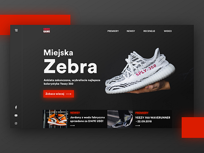 Sneakerheads magazine site concepting landing magazine page site sneakerhead sneakers ui ui ux web webdesign