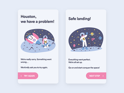 DailyUI 011 - Success and error views