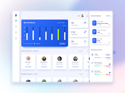 Fitness App Dashboard