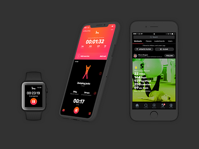 Fitness Tracking App app apple watch development filters fitness fitness app ios network social ux