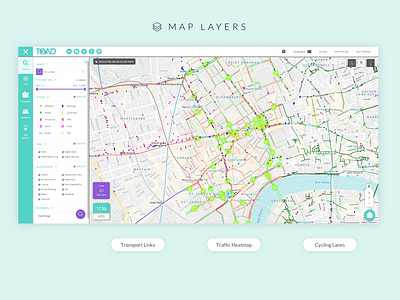 TOAD - OOH Advertising Platform advert advertisement angular business design development filters illustration map map marker professional startup traffic transport ui web