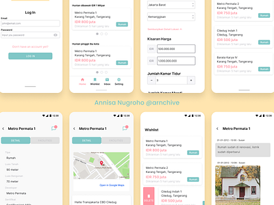 Teritori Mobile Application app design figma ux