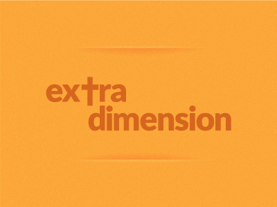 Extra Dimension church cross dimension extra god jesus logo religion religious