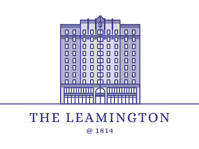 The Leamington 1814 1814 block building ca illustration leamington logo oakland office the