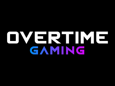 Official Logotype for "OvertimeGG" brand brand and identity branding corporate creative design esports identity logo vector