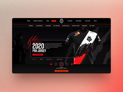 Landing Page Concept for 'g2esports.com' branding corporate creative design esports gaming identity landing page landingpage ui ux ux ui uxdesign uxui