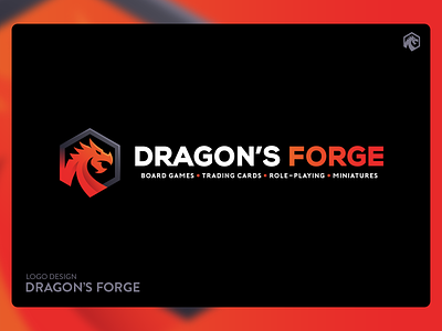 Logo Design for "Dragon's Forge" brand brand and identity branding corporate creative design gaming identity logo vector