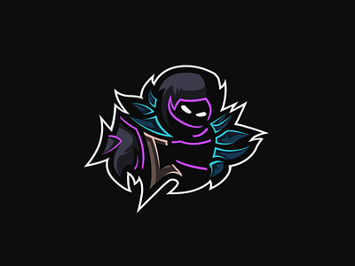 Raven - Mascot Logo Concept by timo leon krause on Dribbble