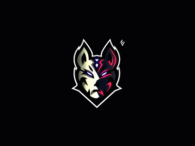 " kitsune " - mascot logo