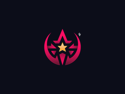 Official Logo Mark for "STARFOLD" brand brand and identity branding corporate creative design esports gaming identity logo team