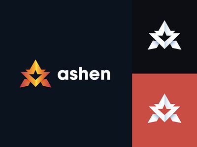 "ashen" - Refused Logo Concept brand brand and identity branding corporate creative design esports identity logo team