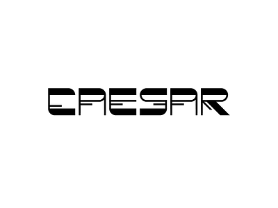 "CAESAR" - Type brand branding creative design identity lettering logo type type design typeface vector