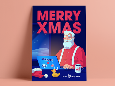 Merry Christmas characters christmas design illustration illustrator new year new year 2019 vectors xmas card
