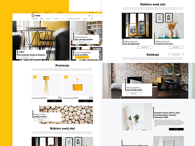 e-commerce design e commerce shop web work yellow