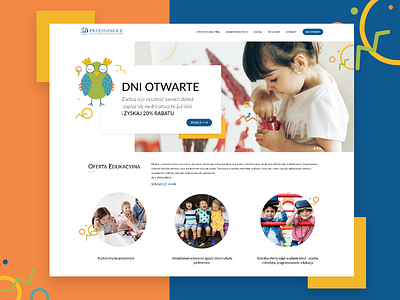 kindergarten kindergarten page design ui ux ui web website