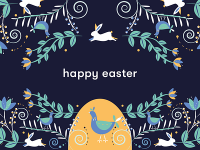 happy easter easter easter bunny egg happy happy easter illustration spring