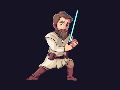 May The Force Be With You 4th may characterdesign illustration may the force be with you obi van kenobi star wars vector