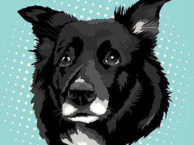 Dog pop art