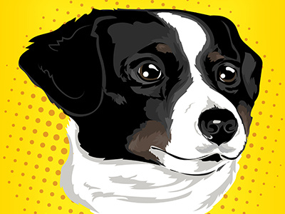 Dog pop art