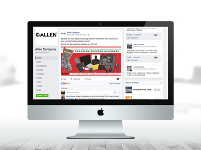 Allen Company FB Giveaway allen company facebook giveaway social media