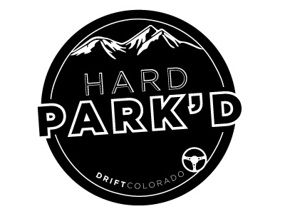 Hardpark'd Logo cars colorado drifting logo passion sticker vector