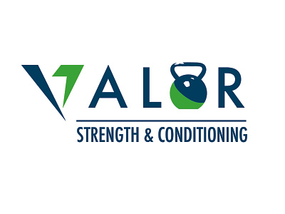 Valor Strength & Conditioning Logo branding conditioning design icon logo strength workout