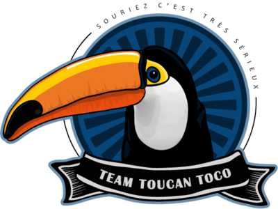 Logo Toucan Toco Team animal bird logo brand branding conception design illustration illustrator cc logo oiseau toucan vecteur vector