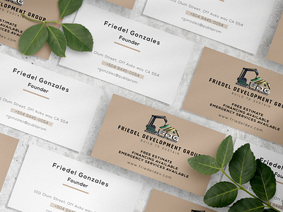 Friedel business card