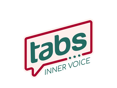 Tabs Inner Voice branding design logo typogaphy