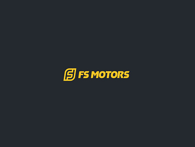 fs motors baku branding car design fs logo logo design logotype motorsport