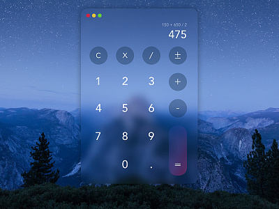 Daily UI #004 | Calculator