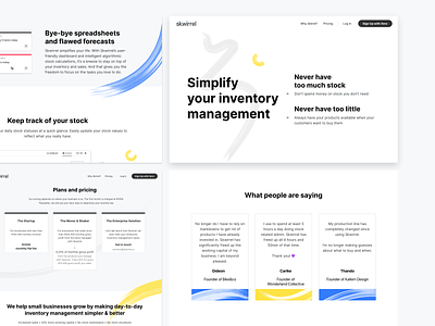 Helping businesses free up their time and their working capital app component library daily dashboard design system kanban management product pwa status stock tasks ui