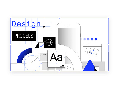 Design process 🌐🌀💙💎🌍🧩📱