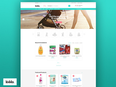 Kiddo – Baby & Kids Shop - Website Design & Development