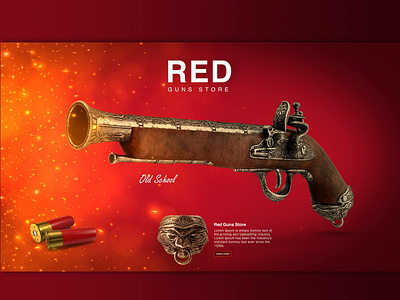 Red Guns Store Website Design