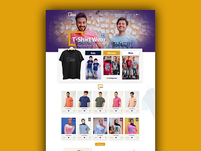 Box Stores Online Shop - Website Design & Ui-Ux