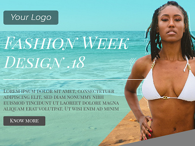 Fashion week banner