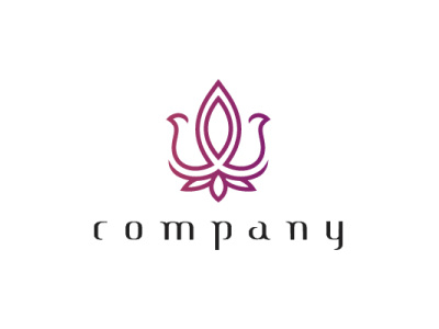 Lotus Bird Logo beauty bird branding company brand logo company branding design feminime logo modern nature vector