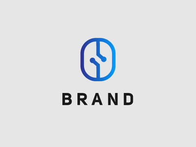 Brain Tech Letter N Logo branding company brand logo company branding design icon logo vector